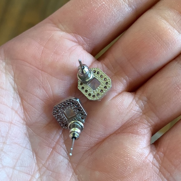 Faux Opal Earrings - Picture 2 of 3